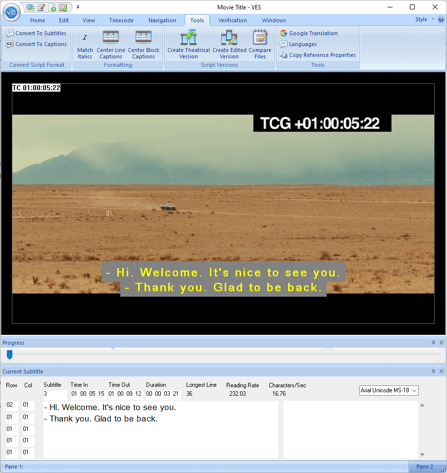 Main Software Interface